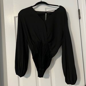 NWOT Black Longsleeve Bodysuit